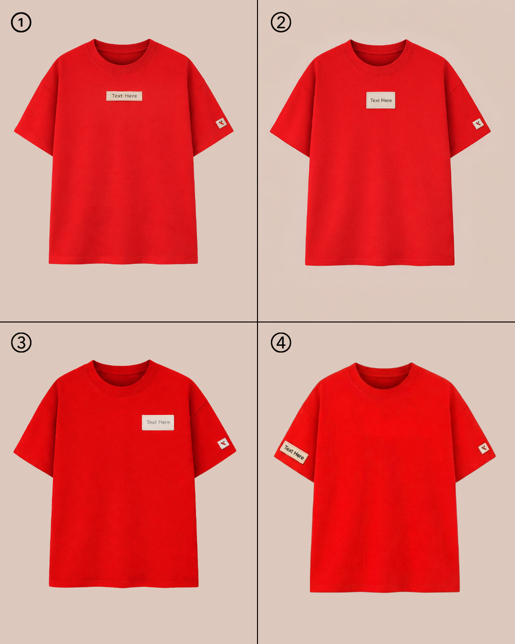 Oversized Cotton Basics [Chaos Red]