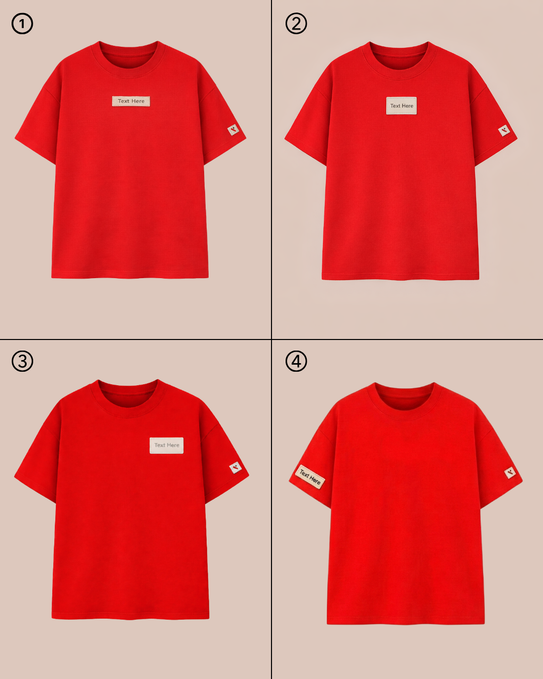 Oversized Cotton Basics [Chaos Red]
