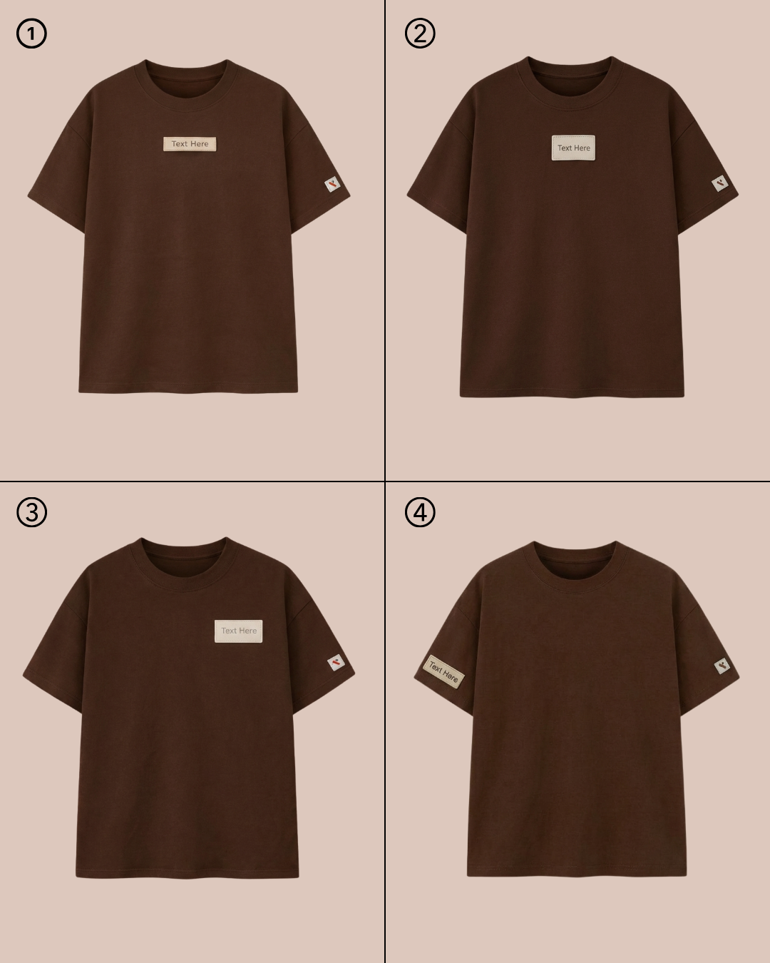 Oversized Cotton Basics [Just Brown]